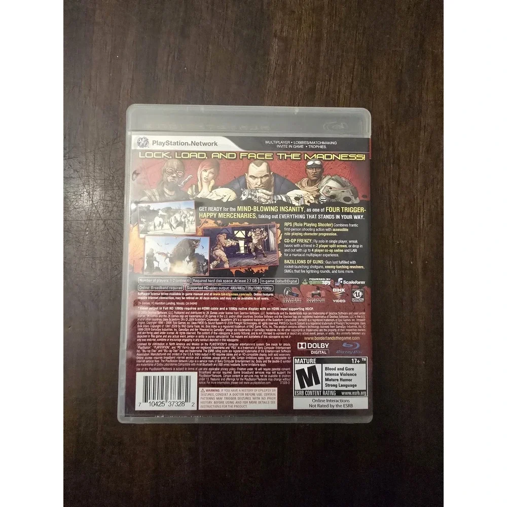Borderlands (Sony PlayStation 3, PS3)
